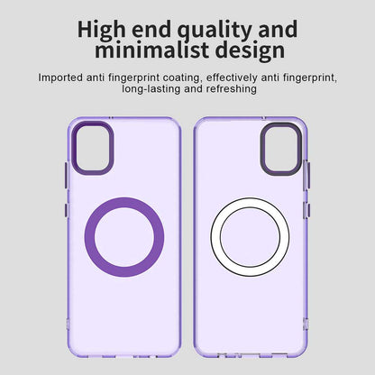 MagSafe Case for Samsung Galaxy A05 A055, Techsuit, CandyCase, Purple