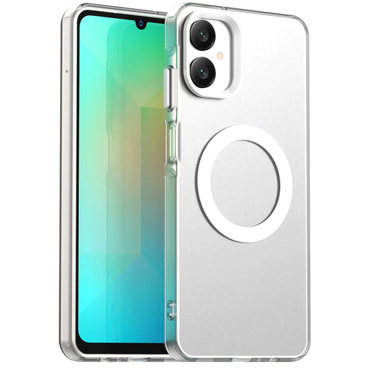 Coque MagSafe pour Samsung Galaxy A06 A065, Techsuit, CandyCase, Blanche
