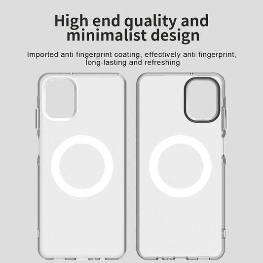 Coque MagSafe pour Samsung Galaxy A06 A065, Techsuit, CandyCase, Blanche