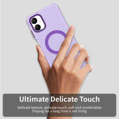 Coque MagSafe pour Samsung Galaxy A06 A065, Techsuit, CandyCase, Violet