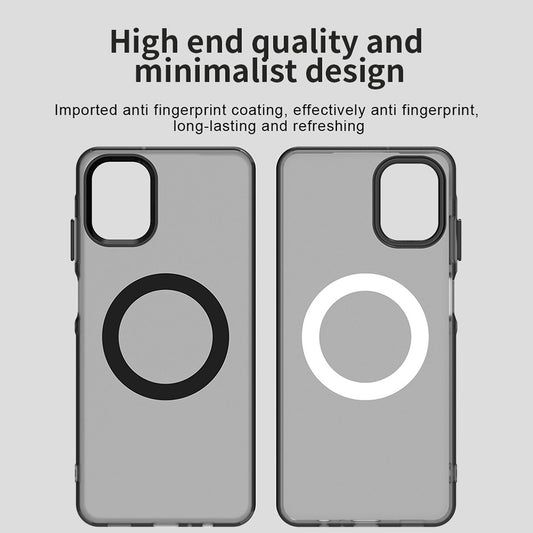 Coque MagSafe pour Samsung Galaxy A06 A065, Techsuit, CandyCase, Noire