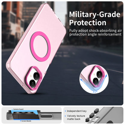 Coque MagSafe pour Samsung Galaxy A06 A065, Techsuit, CandyCase, Rose