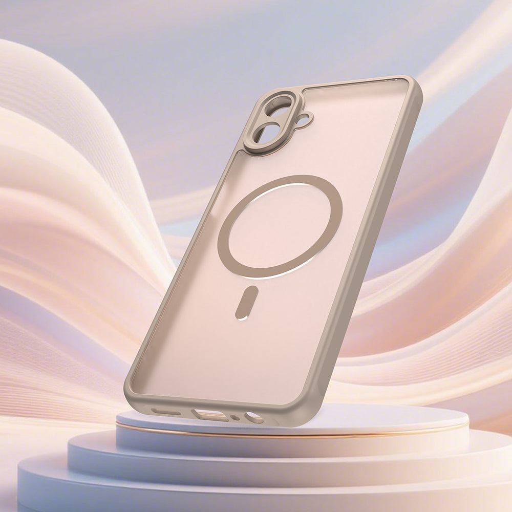 Étui MagSafe pour Samsung Galaxy A07 4G A075, Techsuit, HaloFrost II, Doré