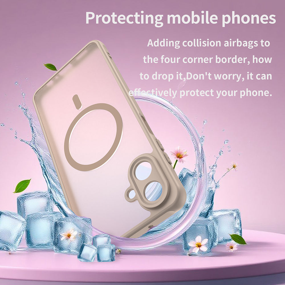 Étui MagSafe pour Samsung Galaxy A07 4G A075, Techsuit, HaloFrost II, Doré