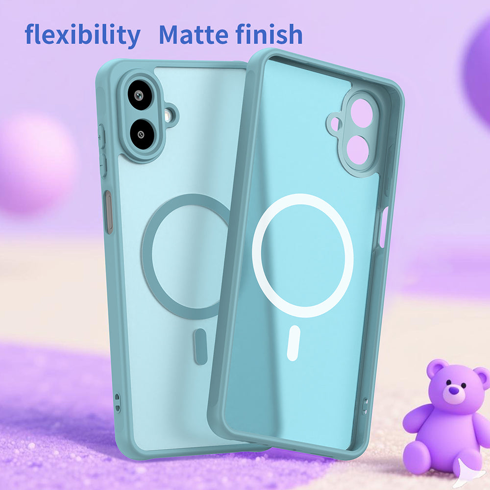 Étui MagSafe pour Samsung Galaxy A07 4G A075, Techsuit, HaloFrost II, Vert Clair