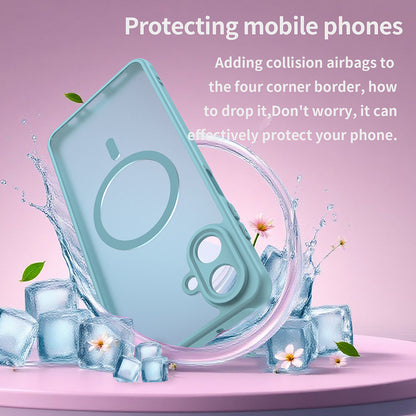 Étui MagSafe pour Samsung Galaxy A07 4G A075, Techsuit, HaloFrost II, Vert Clair