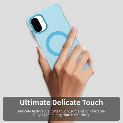 Coque MagSafe pour Samsung Galaxy A07 4G A075, Techsuit, CandyCase, Bleue