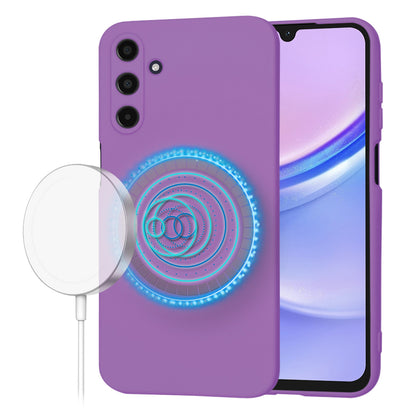 Coque MagSafe pour Samsung Galaxy A15 A155, Techsuit, SoftFlex, Violet