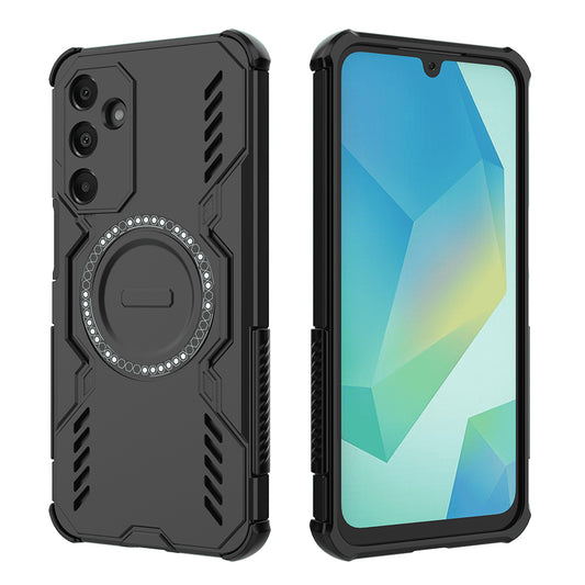 Coque MagSafe pour Samsung Galaxy A16 5G A166 / A16 4G A165, Techsuit, ArmorMag, Noire