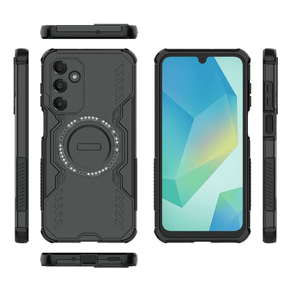 Coque MagSafe pour Samsung Galaxy A16 5G A166 / A16 4G A165, Techsuit, ArmorMag, Noire