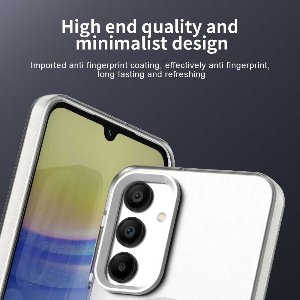 Coque MagSafe pour Samsung Galaxy A16 5G A166 / A16 4G A165, Techsuit, CandyCase, Blanche