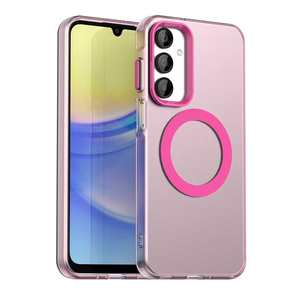 Coque MagSafe pour Samsung Galaxy A16 5G A166 / A16 4G A165, Techsuit, CandyCase, Rose