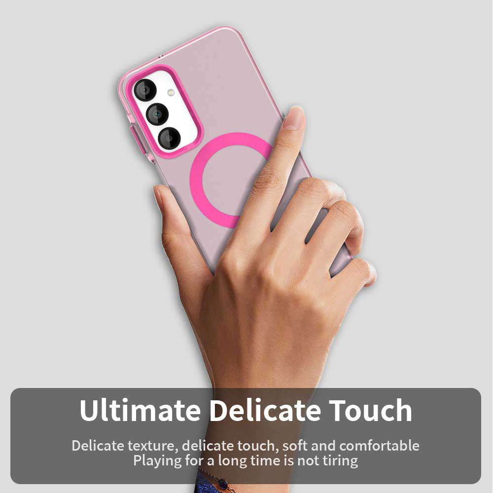 Coque MagSafe pour Samsung Galaxy A16 5G A166 / A16 4G A165, Techsuit, CandyCase, Rose
