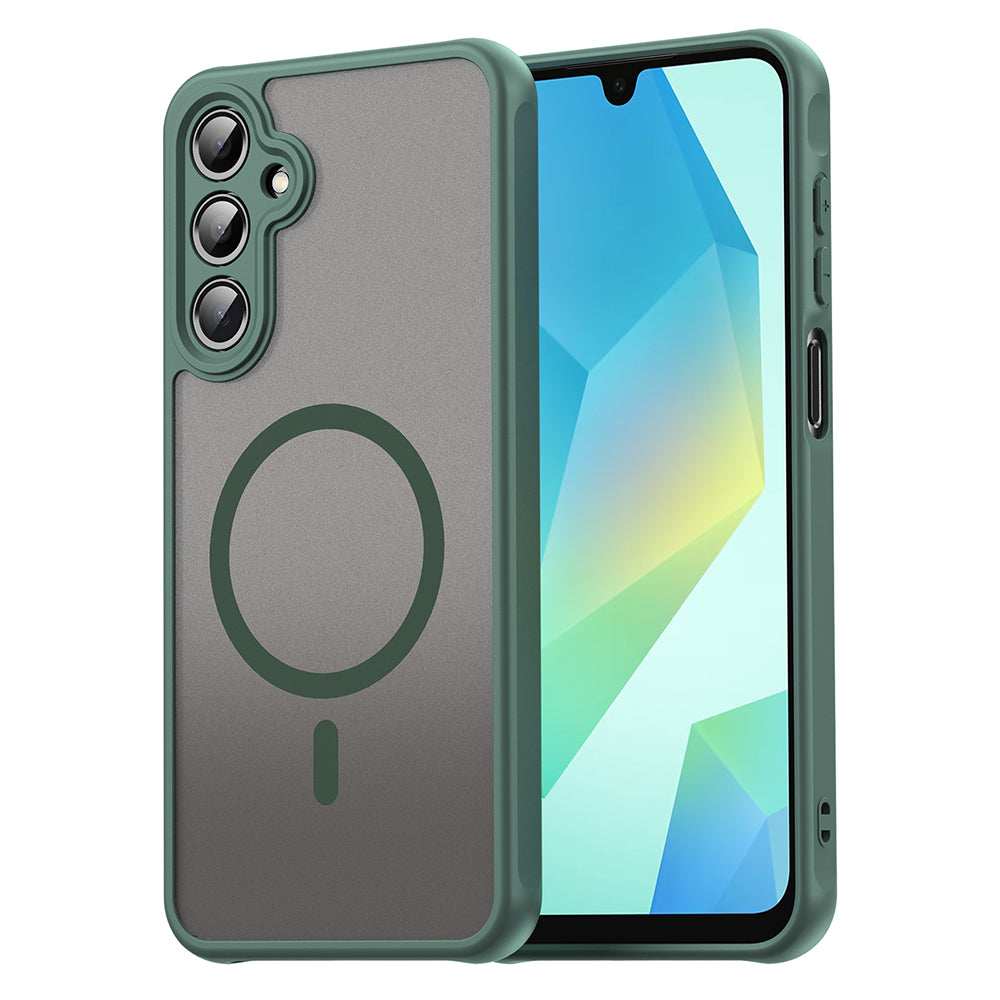 MagSafe Case for Samsung Galaxy A16 5G A166 / A16 4G A165, Techsuit, HaloFrost II, Green