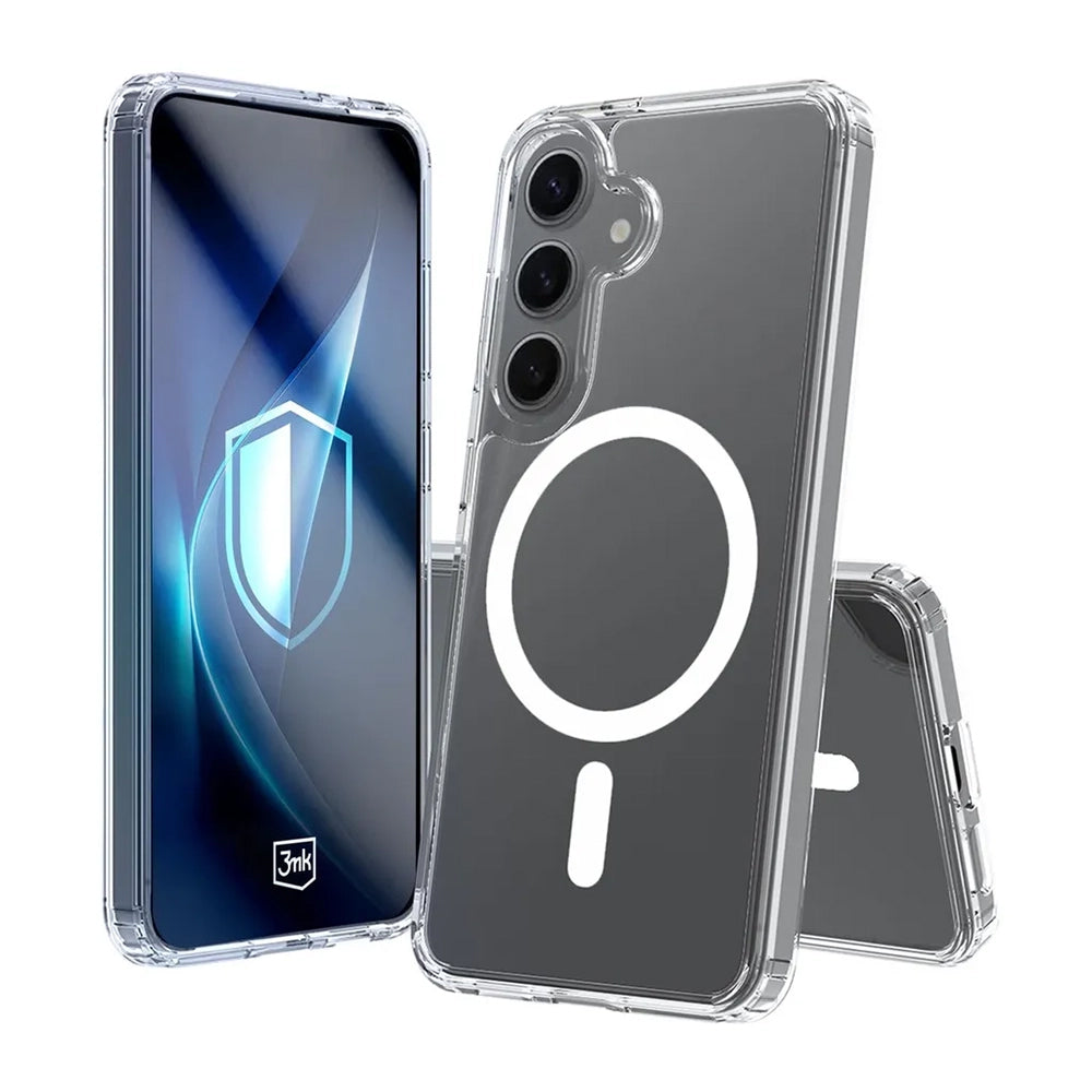 Coque MagSafe pour Samsung Galaxy A17 4G / A17 5G, 3MK, Armor MagCase, Transparente