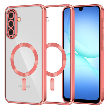 Coque MagSafe pour Samsung Galaxy A17 4G / A17 5G, Techsuit, Luxury Crystal, Rouge