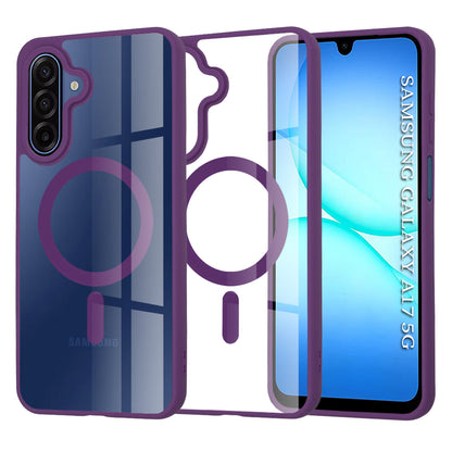 Coque MagSafe pour Samsung Galaxy A17 4G / A17 5G, Techsuit, Pro, Violet