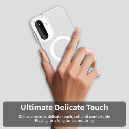 Coque MagSafe pour Samsung Galaxy A17 5G, Techsuit, CandyCase, Blanche