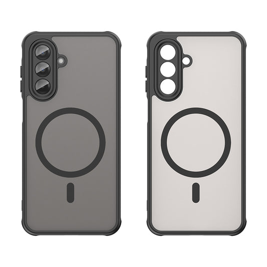 Coque MagSafe pour Samsung Galaxy A17 5G, Techsuit, HaloFrost II, Noire