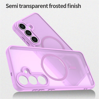 Coque MagSafe pour Samsung Galaxy A17 5G, Techsuit, HaloFrost II, Rose