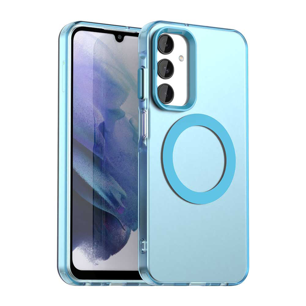 MagSafe Case for Samsung Galaxy A25 A256, Techsuit, CandyCase, Blue