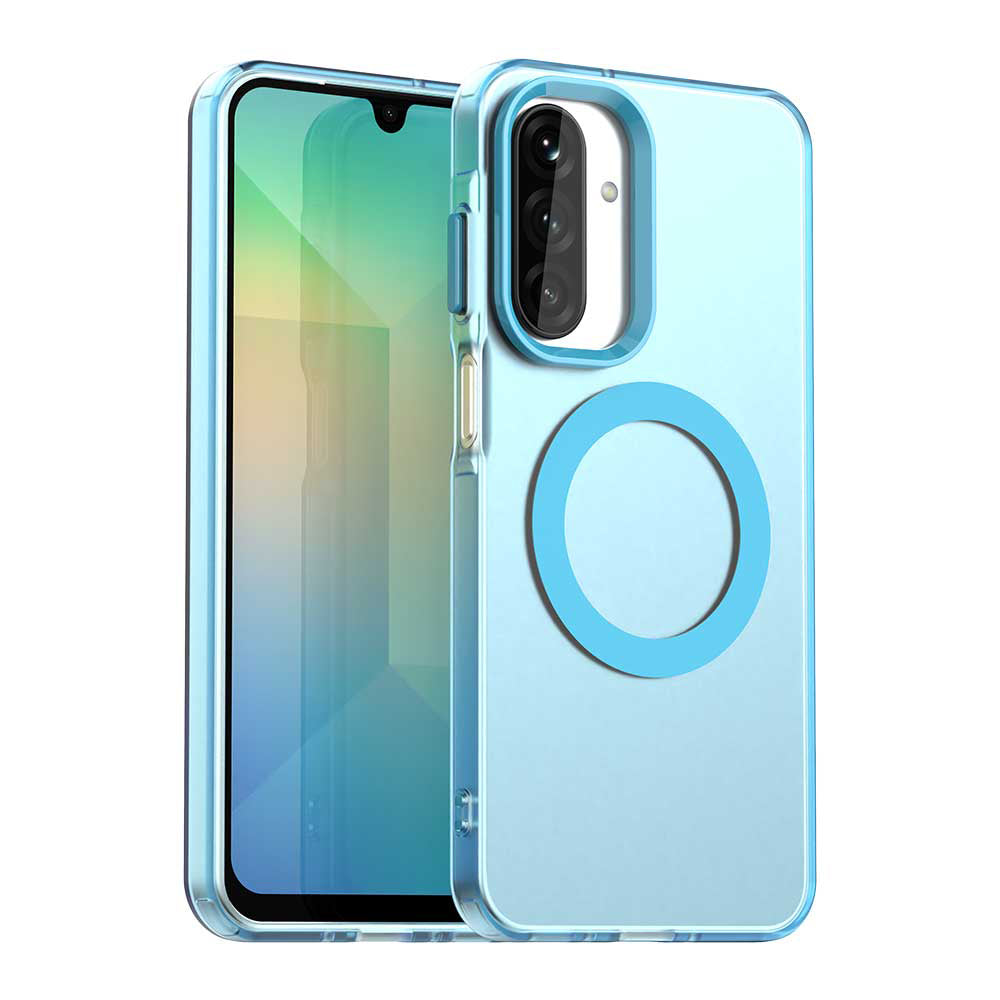Coque MagSafe pour Samsung Galaxy A26 A266, Techsuit, CandyCase, Bleue