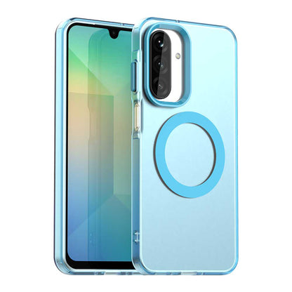 Coque MagSafe pour Samsung Galaxy A26 A266, Techsuit, CandyCase, Bleue