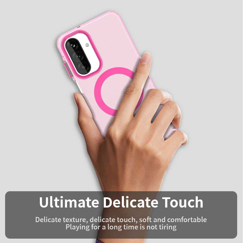 Coque MagSafe pour Samsung Galaxy A26 A266, Techsuit, CandyCase, Rose