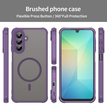 MagSafe Case for Samsung Galaxy A26 A266, Techsuit, HaloFrost II, Purple