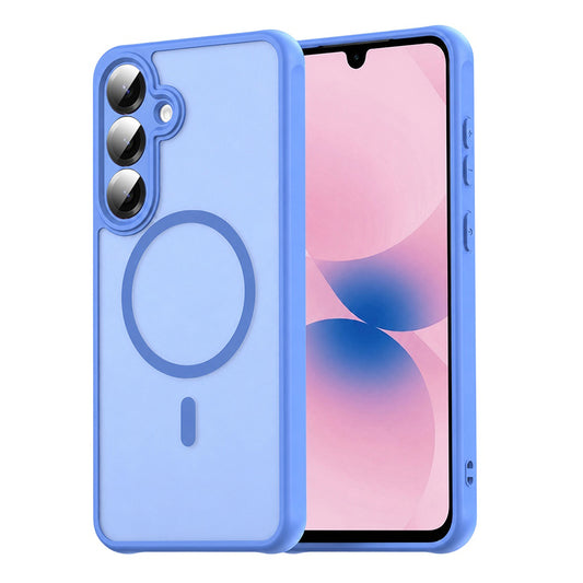 Coque MagSafe pour Samsung Galaxy A27 5G, Techsuit, HaloFrost II, Bleue
