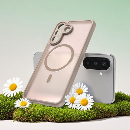 Coque MagSafe pour Samsung Galaxy A27 5G, Techsuit, HaloFrost II, Dorée
