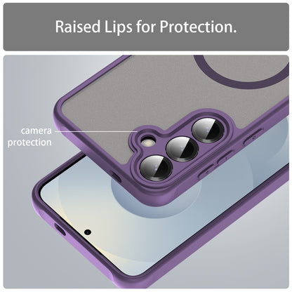Coque MagSafe pour Samsung Galaxy A27 5G, Techsuit, HaloFrost II, Violet