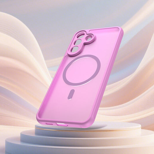 Coque MagSafe pour Samsung Galaxy A27 5G, Techsuit, HaloFrost II, Rose
