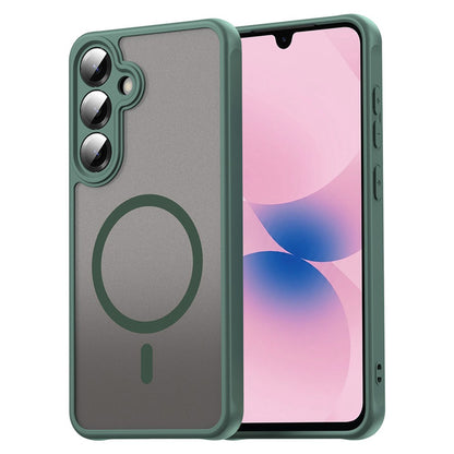 Coque MagSafe pour Samsung Galaxy A27 5G, Techsuit, HaloFrost II, Vert