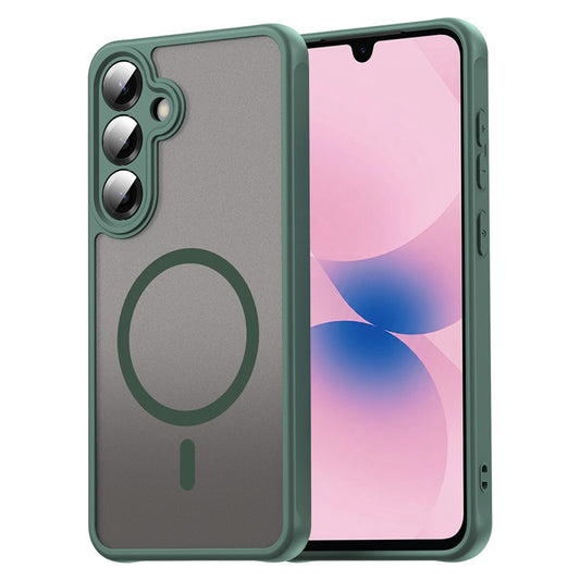 Coque MagSafe pour Samsung Galaxy A27 5G, Techsuit, HaloFrost II, Vert