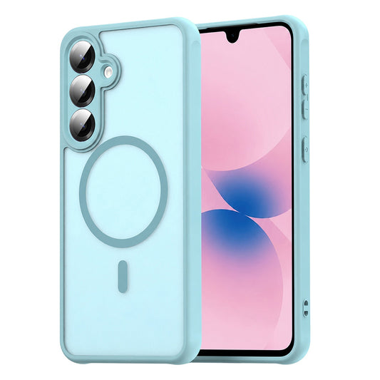 Coque MagSafe pour Samsung Galaxy A27 5G, Techsuit, HaloFrost II, Vert Clair