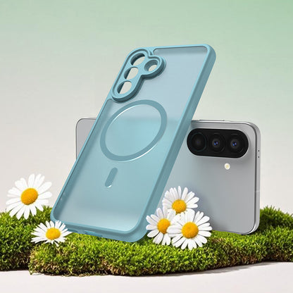 Coque MagSafe pour Samsung Galaxy A27 5G, Techsuit, HaloFrost II, Vert Clair