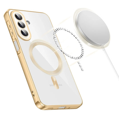 Coque MagSafe pour Samsung Galaxy A27 5G, Techsuit, Luxury Crystal, Dorée