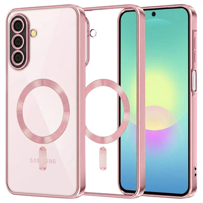 Coque MagSafe pour Samsung Galaxy A27 5G, Techsuit, Luxury Crystal, Rose