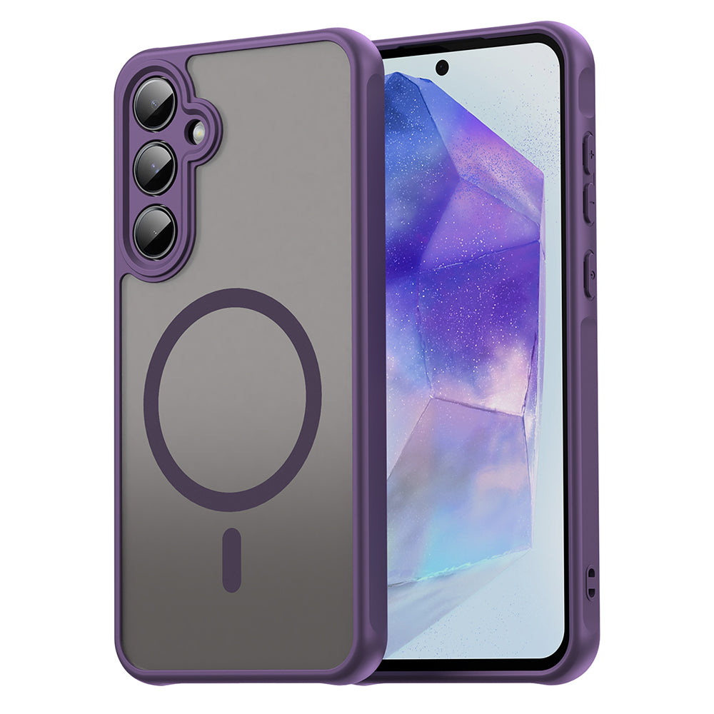 MagSafe Case for Samsung Galaxy A35 5G A356, Techsuit, HaloFrost II, Purple