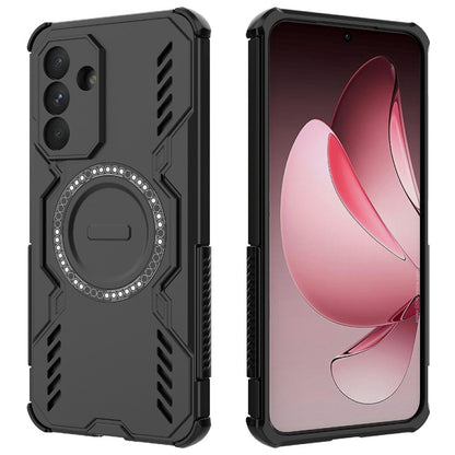 Coque MagSafe pour Samsung Galaxy A36 A366, Techsuit, ArmorMag, Noire
