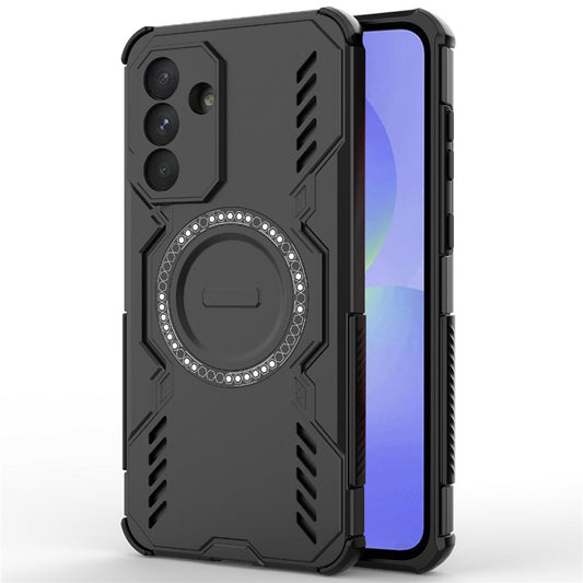 Coque MagSafe pour Samsung Galaxy A36 A366, Techsuit, ArmorMag, Noire