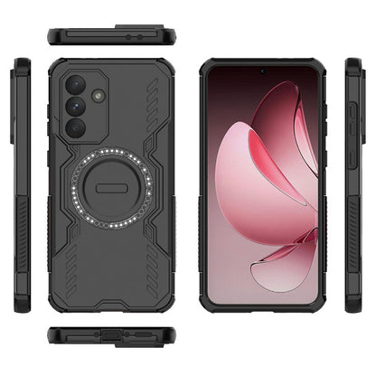 Coque MagSafe pour Samsung Galaxy A36 A366, Techsuit, ArmorMag, Noire