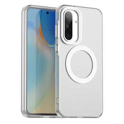 Coque MagSafe pour Samsung Galaxy A36 A366, Techsuit, CandyCase, Blanche