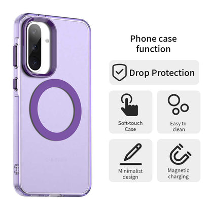 MagSafe Case for Samsung Galaxy A36 A366, Techsuit, CandyCase, Purple