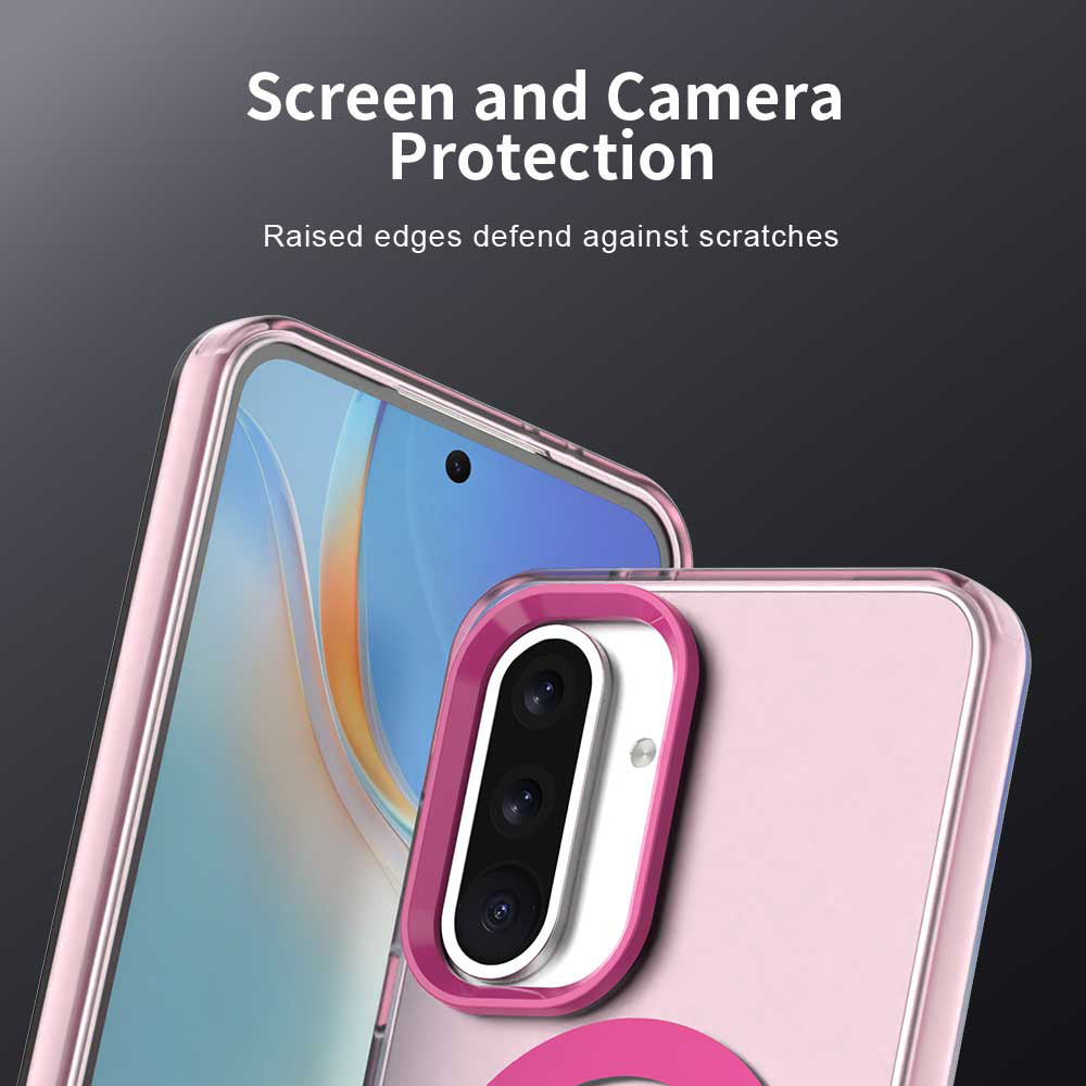 MagSafe Case for Samsung Galaxy A36 A366, Techsuit, CandyCase, Pink