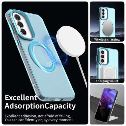 Housse MagSafe pour Samsung Galaxy A37 5G, Techsuit, CandyCase, Bleue
