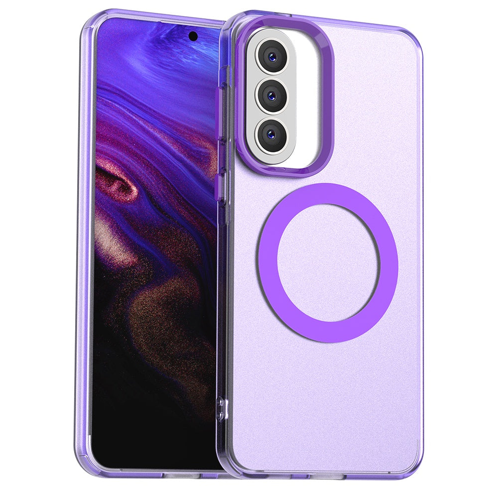 Étui MagSafe pour Samsung Galaxy A37 5G, Techsuit, CandyCase, Mauve