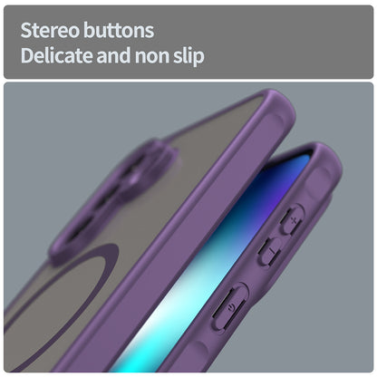Coque MagSafe pour Samsung Galaxy A37 5G, Techsuit, HaloFrost II, Mauve