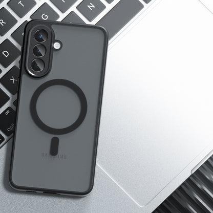 Étui MagSafe pour Samsung Galaxy A37 5G, Techsuit, PureFrost, Noir Satiné